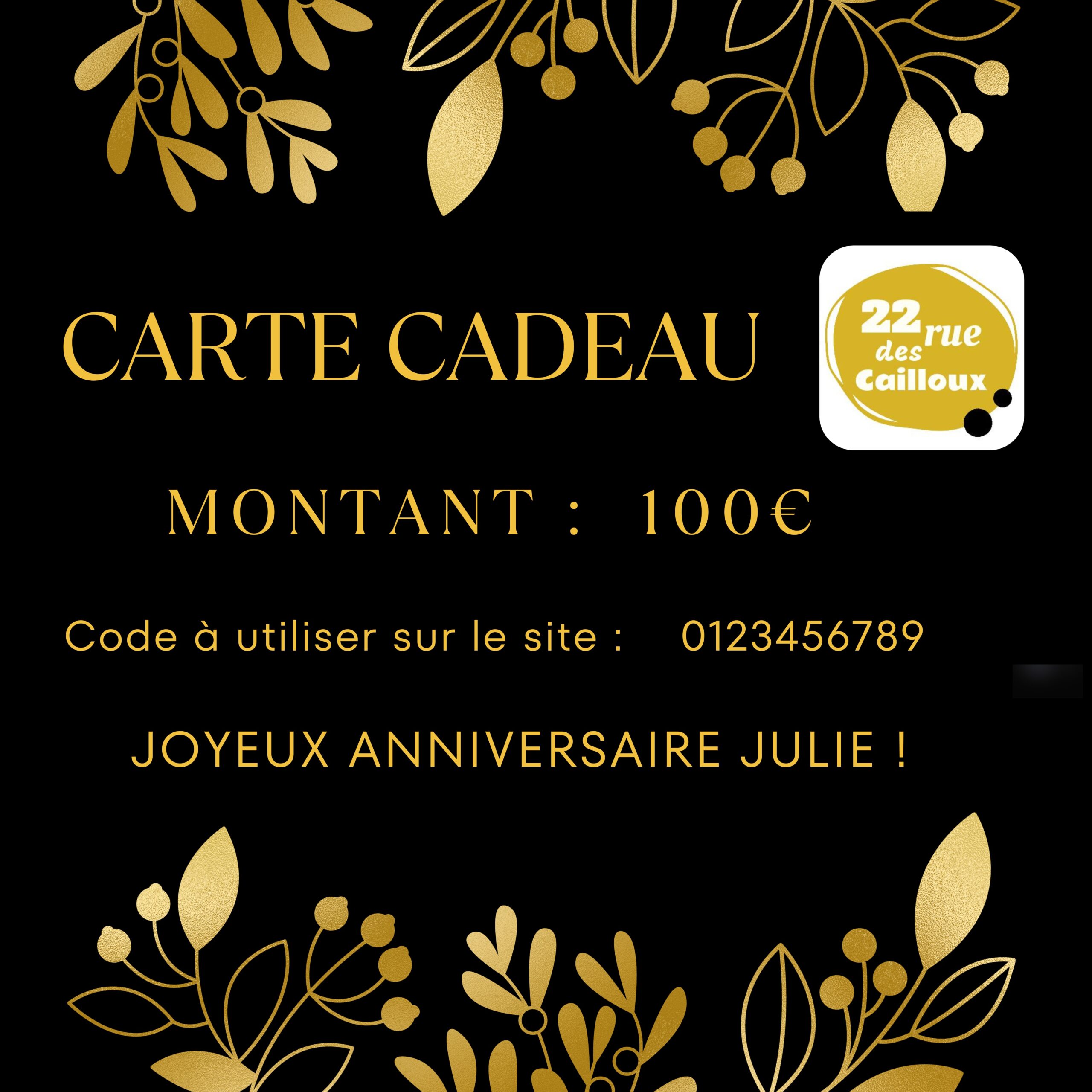 Cartes Cadeaux