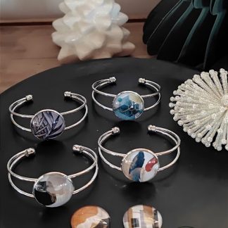 Bracelet argent (motif au choix)