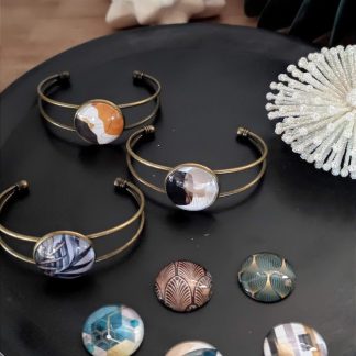 Bracelet bronze (motif au choix)