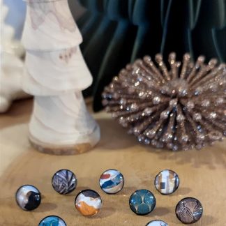Clous cabochon 12 mm (motif au choix)