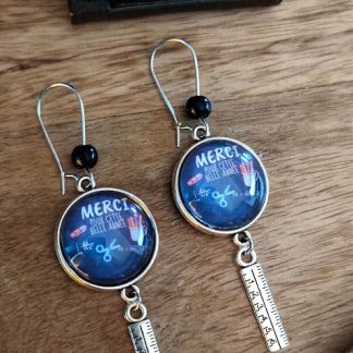 Boucles d'oreilles Merci