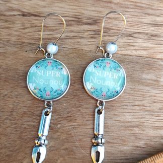 Boucles d'oreilles SUPER NOUNOU