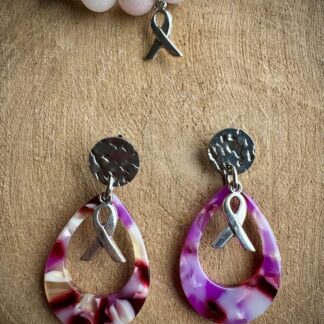Boucles d'oreilles OCTOBRE ROSE